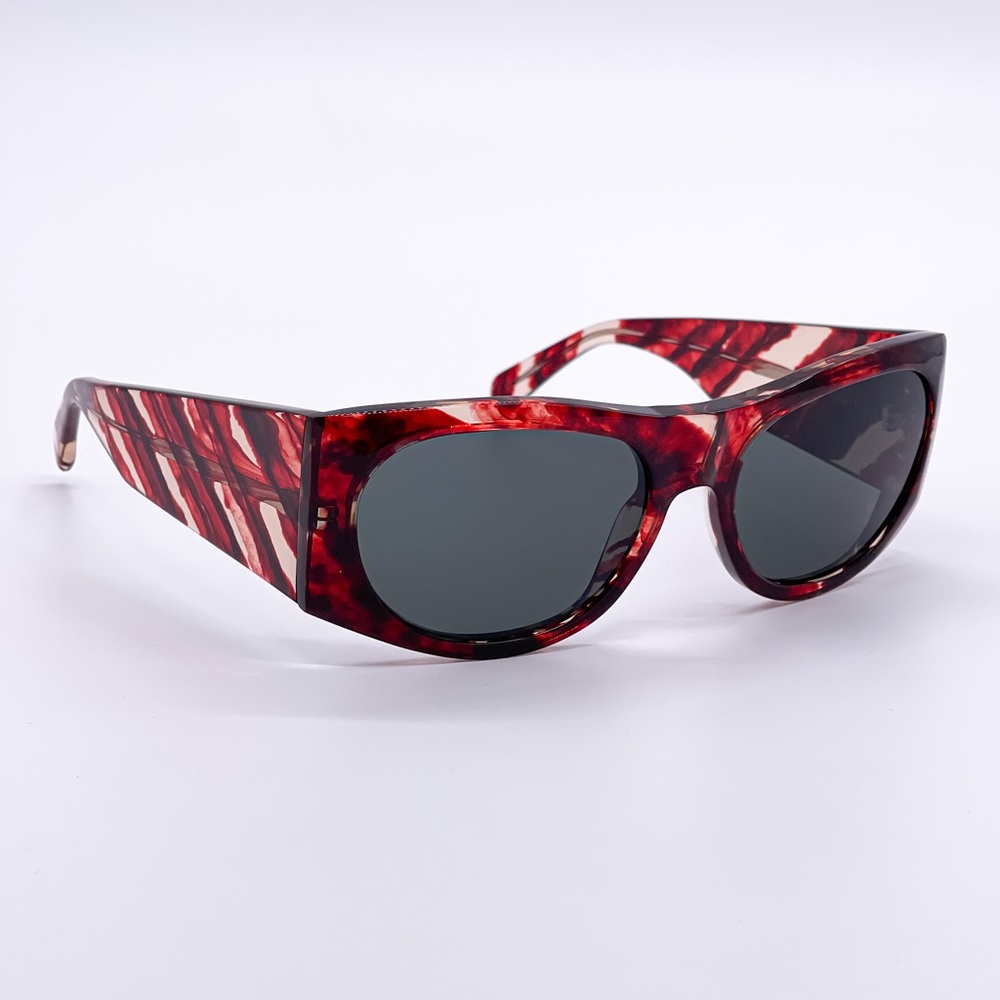 NEW CELINE SUNGLASSES CL40029I 54N WOMEN RED GRAY EYEWEAR CELINE - Picture 5 of 11